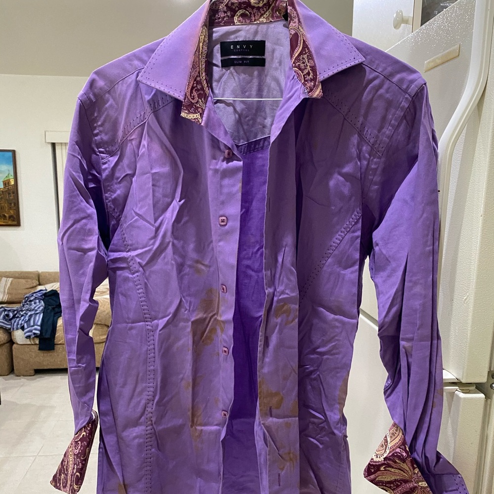 Envy purple stained shirt